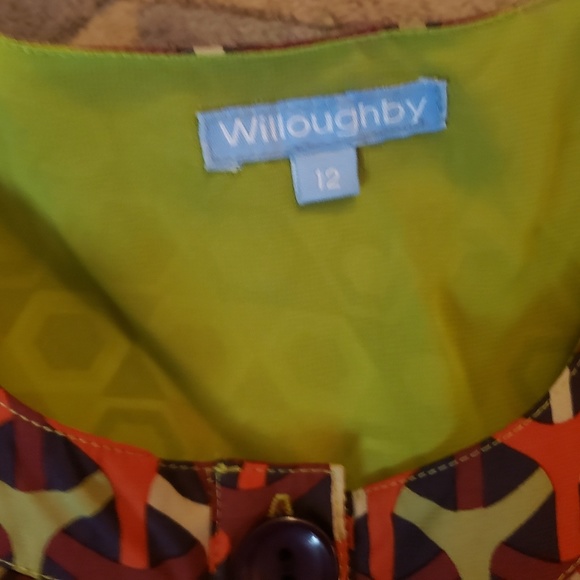 Willoughby Geo Print Dress w/Pockets - Picture 3 of 3